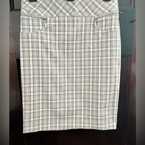 A Line Plaid Skirt, vintage 90s, y2k look with zippers and pockets